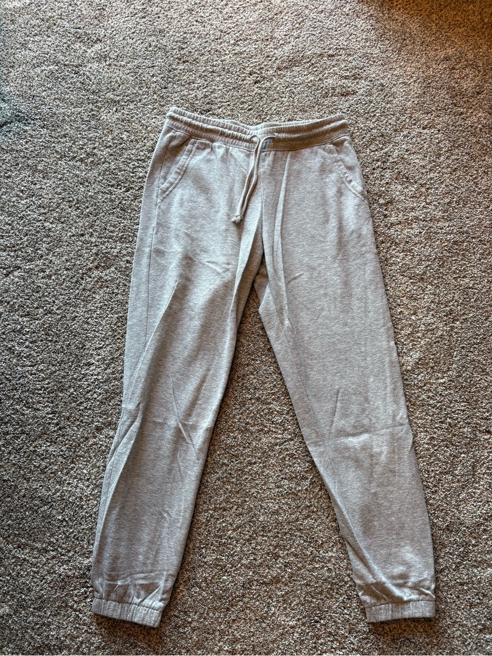 H&M Light Gray Men's Drawstring Joggers